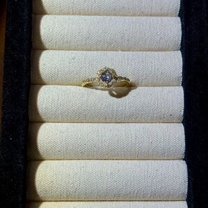 Elegant Gold and Silver Women's Ring